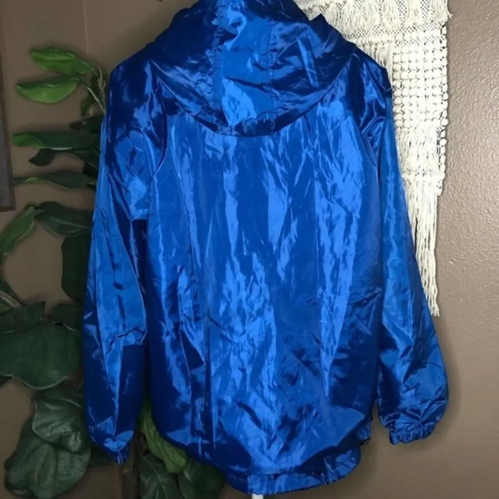 Blue American Flag Lightweight Windbreaker Jacket